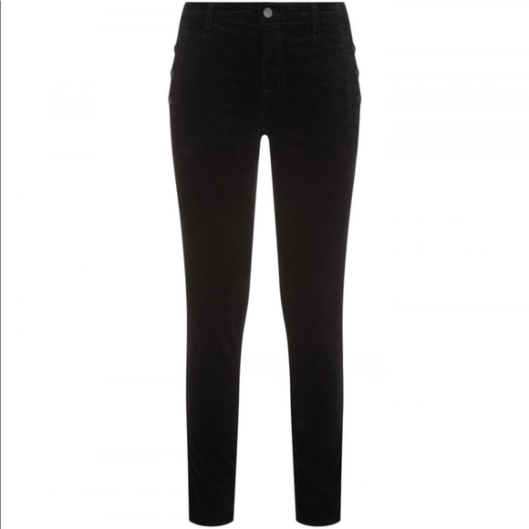 J Brand Zion Velvet Midrise 
